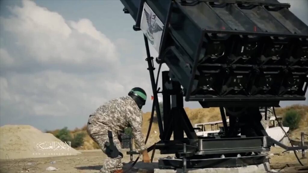 Hamas showing how their engineers turn water pipes to rockets. Photo credit: EYEPRESS via Reuters Connect.