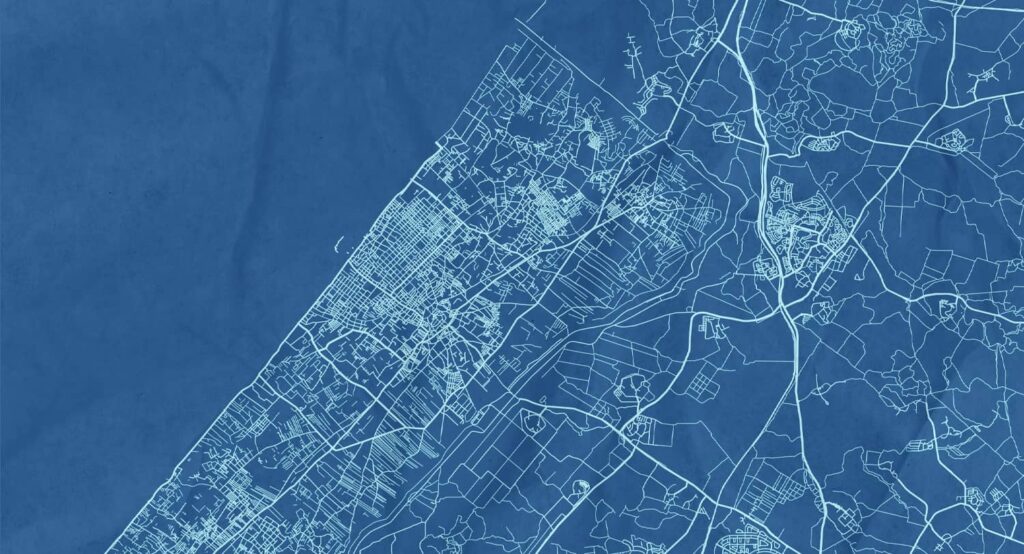 Gaza map.