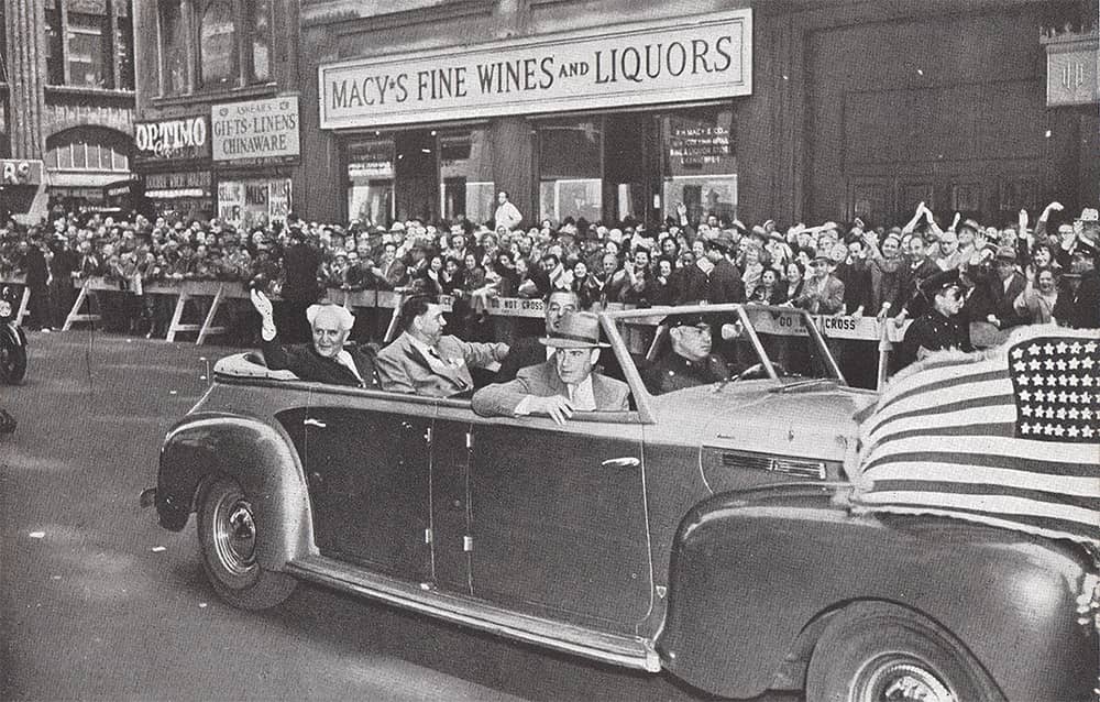 David Ben-Gurion visiting New York City. Photo credit: GPO, PikiWiki