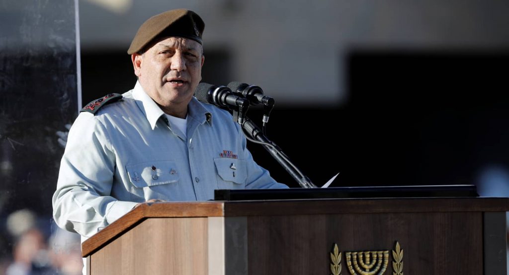 Lieutenant General Gadi Eizenkot. Photo credit: REUTERS