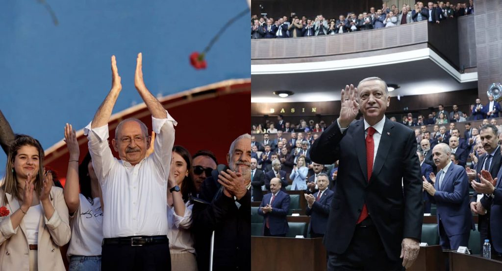 Turkish President Tayyip Erdogan (Right), Leader of Republican People's Party (CHP) Kemal Kılıçdaroğlu (Left). Photos credit: via REUTERS, REUTERS