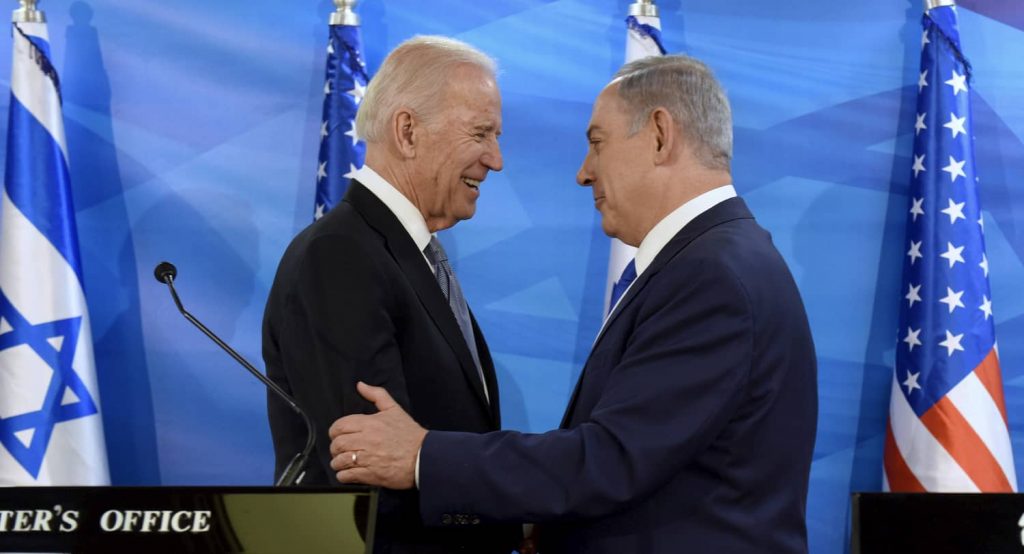 US President Joe Biden and Israeli Prime Minister Benjamin Netanyahu. Photo credit: REUTERS/Debbie Hill/Pool/File Photo