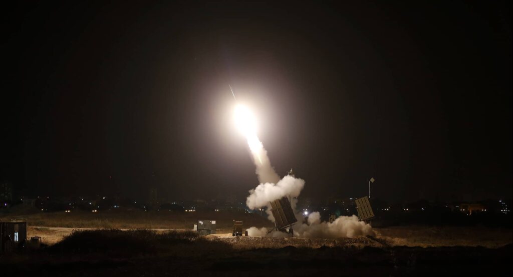 An Iron Dome launcher fires an interceptor rocket in the southern Israeli city of Ashdod. Photo credit: REUTERS/Baz Ratner.