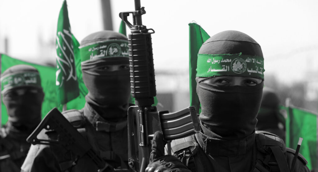 Hamas militants. Photo credit: Shutterstock / Abed Rahim Khatib.