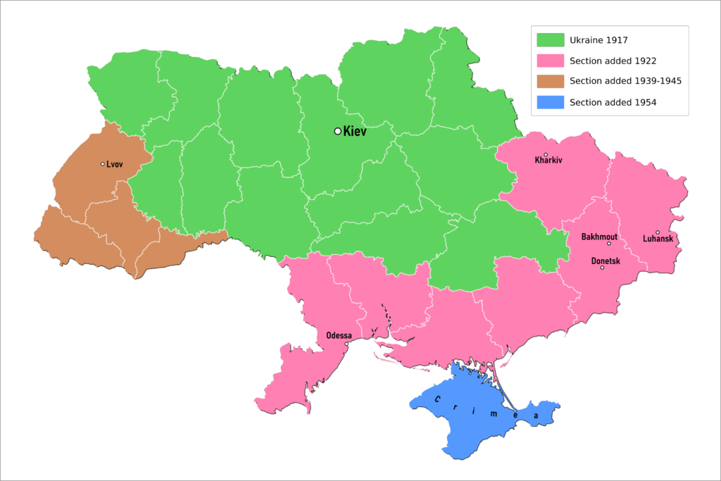 Ukraine’s Expansion Map