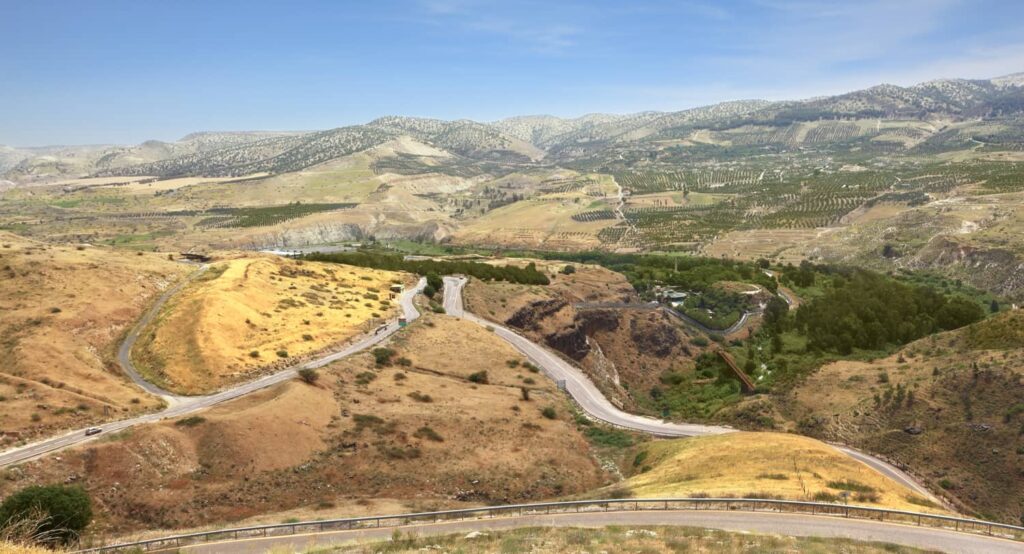Yarmouk River valley. Photo credit: Shutterstock.